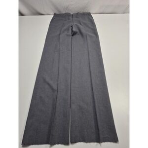 VTG Racquet Club Dress Pants Mens 32x36 Gray Wool Flat Front Straight USA NWT
